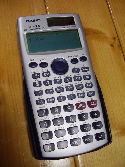 カシオ 数学自然表示関数電卓 10桁 - インテリア